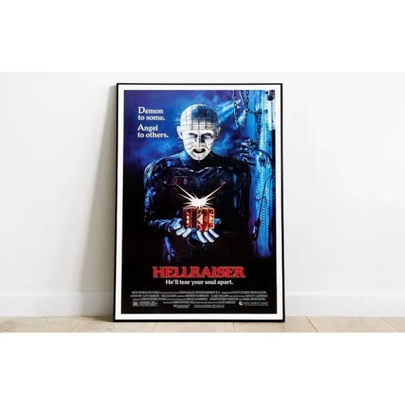 Hellraiser (1987) Poster Hellraiser Poster Vintage Retro Art Print Art