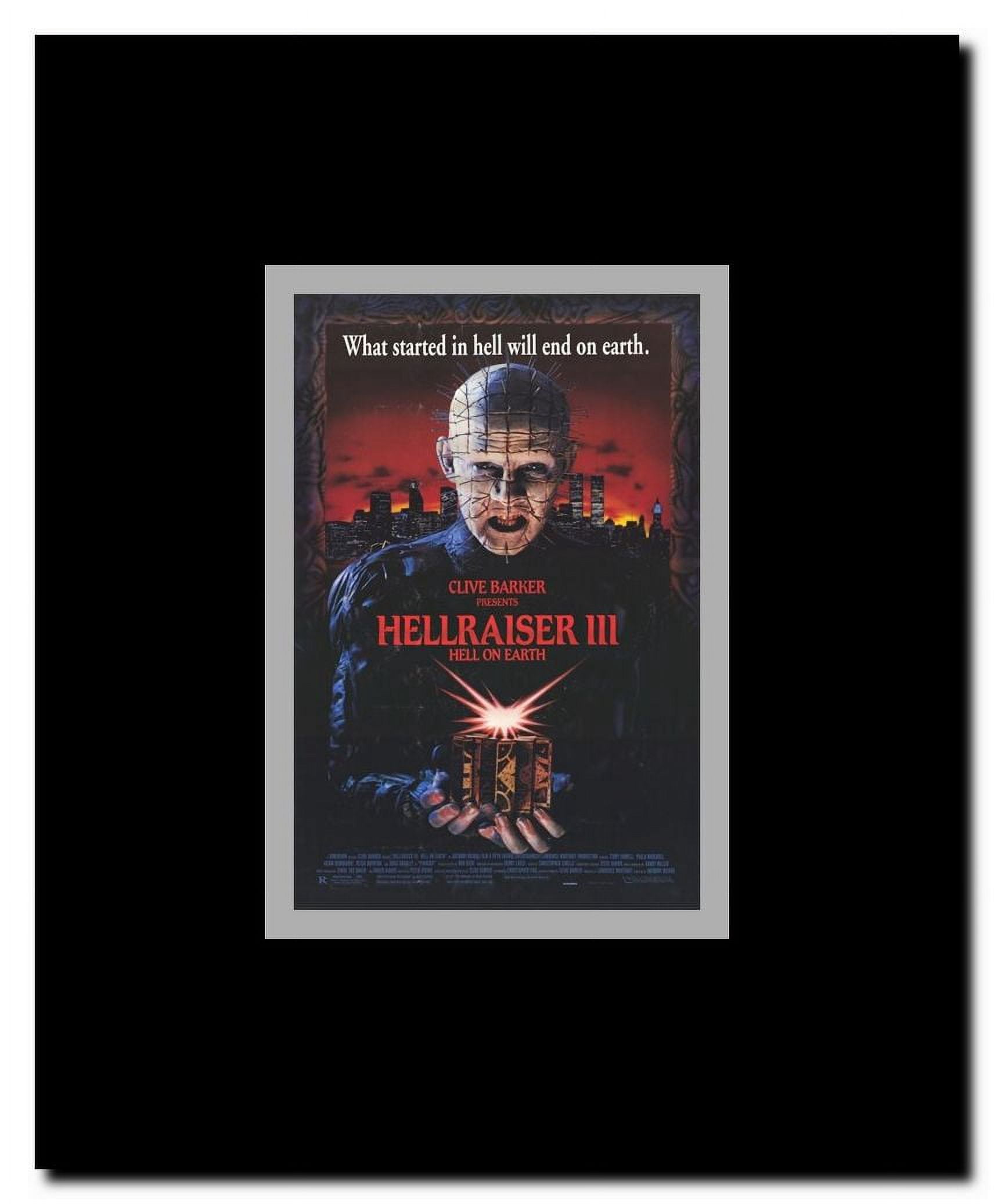 Hellraiser 3 Hell on Earth Framed Movie Poster