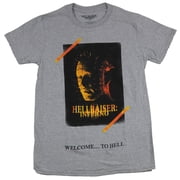 Hellraiser Mens T-Shirt - Inferno Lighted Poster Image Small
