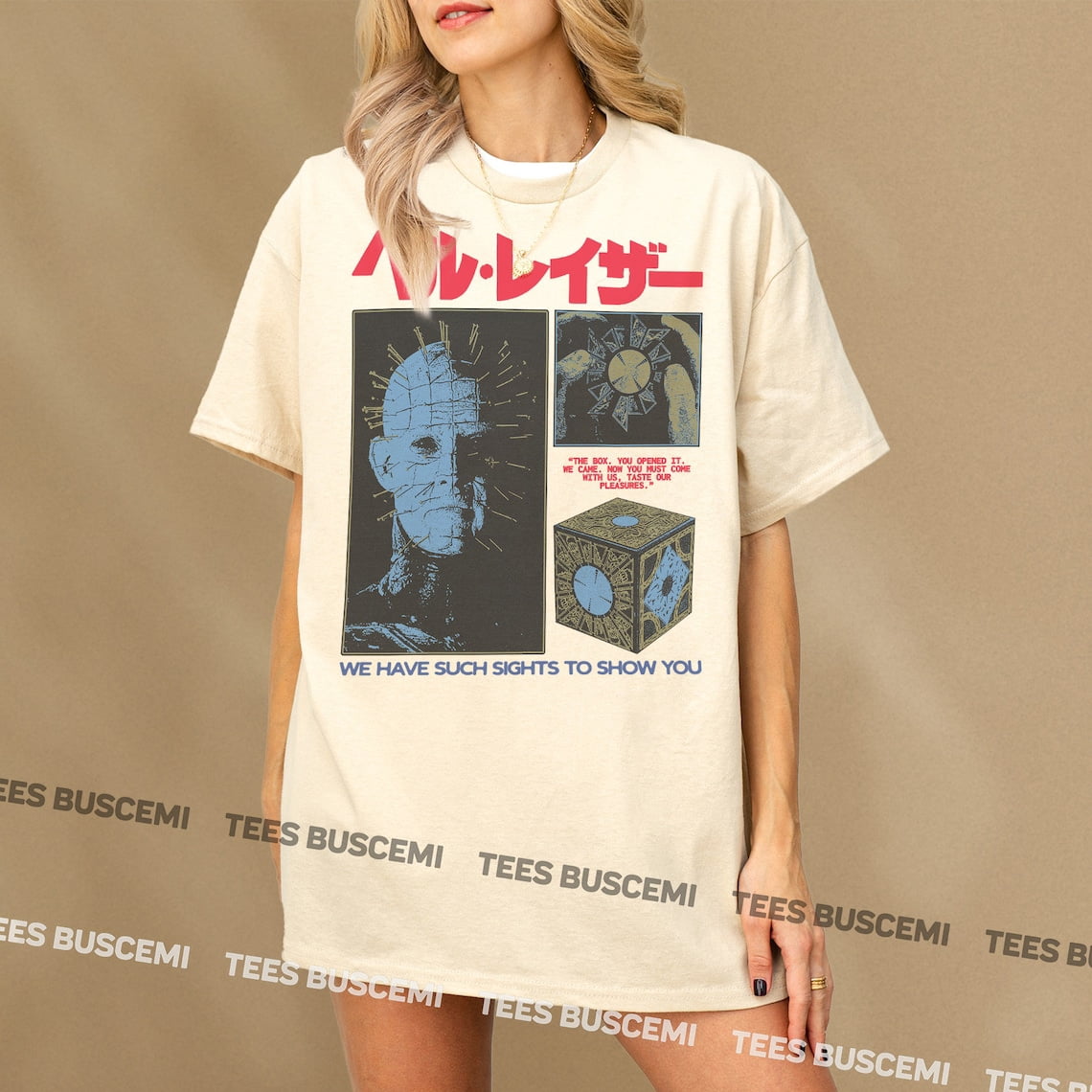 Hellraiser Pinhead Movie Shirt, Retro Horror Movie Graphic T-Shirt, 80s ...