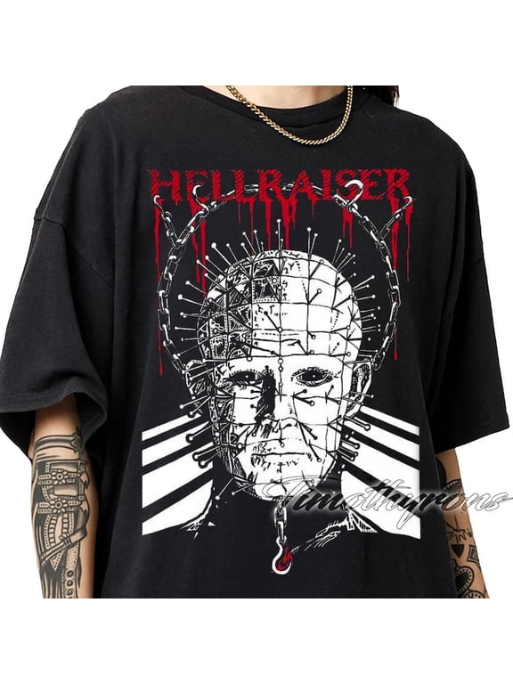 Hellraiser Pinhead Retro Film Poster Comfort Colors T-Shirt Sizes S-4XL
