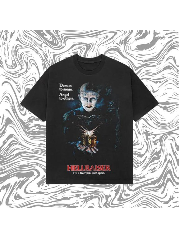 Hellraiser Pinhead Retro Horror Artwork Comfort Colors T-Shirt Sizes S-4XL