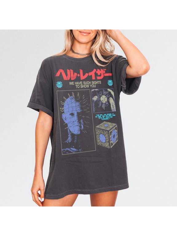 Hellraiser Pinhead Retro Horror Movie Comfort Colors T-Shirt Sizes S-4XL
