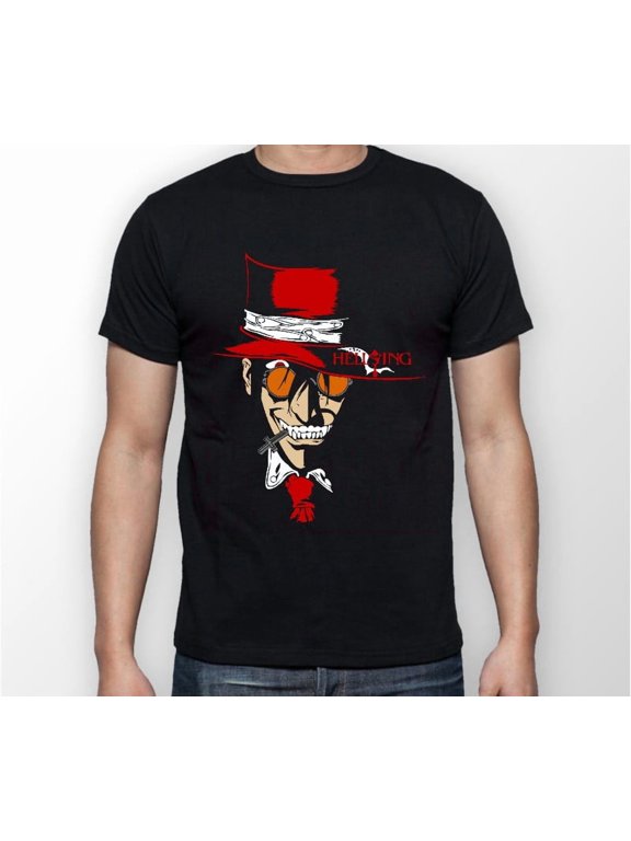 Hellsing Alucard Face Hell Sing Anime Unisex Tshirt T-Shirt Tee ALL SIZES