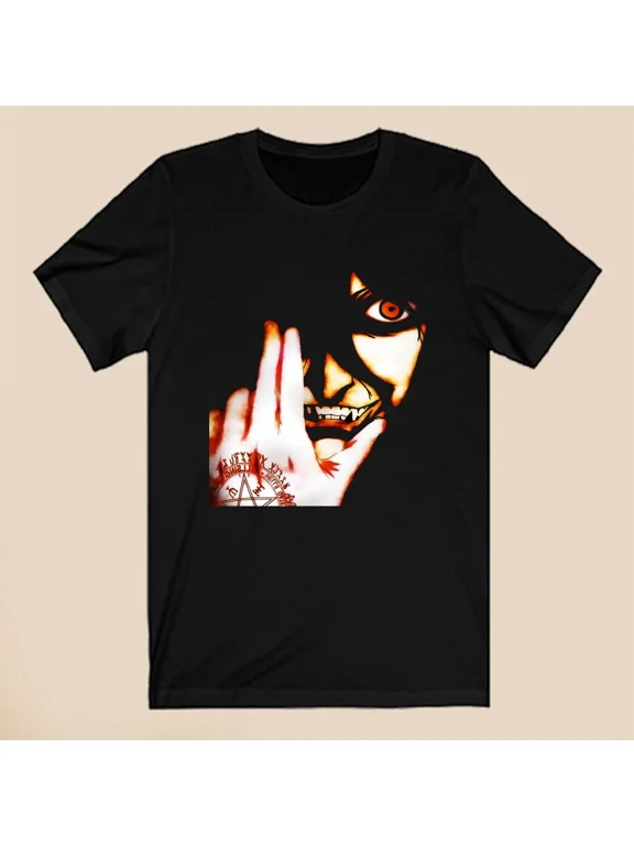 Hellsing Men's Black Size S-5XL