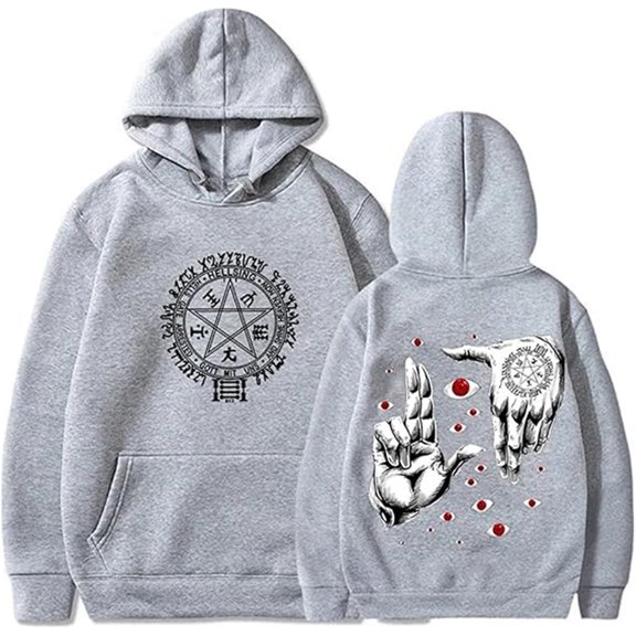 Hellsing Merch Alucard Hoodie Unisex Drawstring Pocket Casual Sweatshirt Stylish Long-Sleeve Pullover