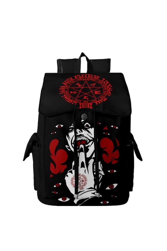 Hellsing Ultimate Alucard Backpack Anime Daypack Casual Schoolbag Unique Travel Bag