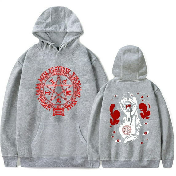 Hellsing Ultimate Alucard Hoodie Anime Clothes Unique Pullover Casual Sweatshirt