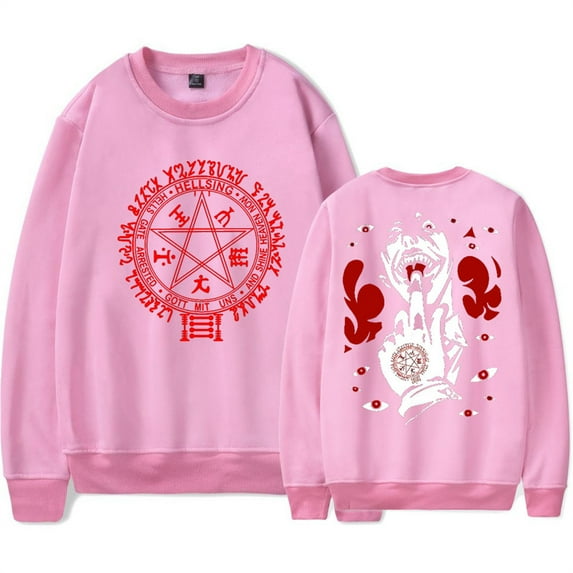 Hellsing Ultimate Alucard Sweatshirt Harajuku Crewneck Anime Tops Unique Clothes