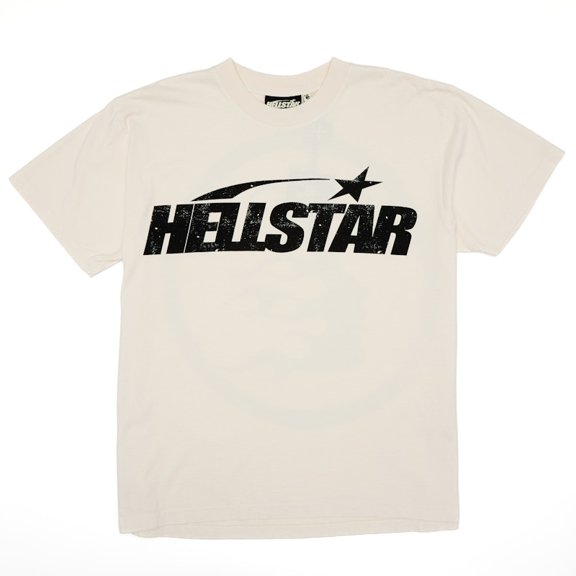 Hellstar Men's Classic T-shirt (Regular Print) White/Black, from StockX