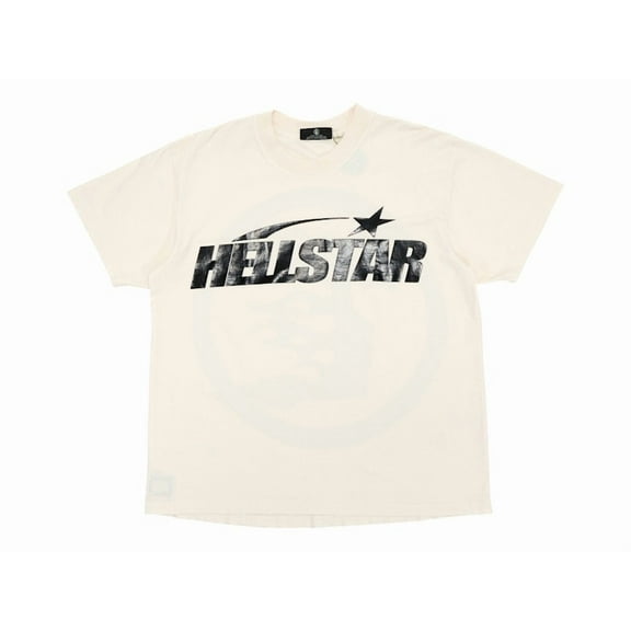 Hellstar Men's Classic T-shirt White/Black (Gel Print), from StockX