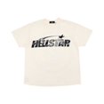 thumbnail image 1 of Hellstar Men's Classic T-shirt White/Black (Gel Print), from StockX, 1 of 3