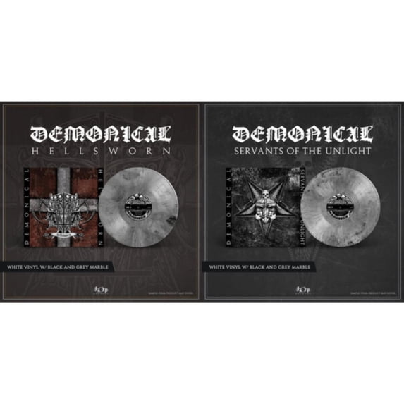 Hellsworn (Limited/White/Grey/Black Marbled LP Vinyl) & Servants Of Unlight (Limited/White/Grey/Black Marbled LP Vinyl)