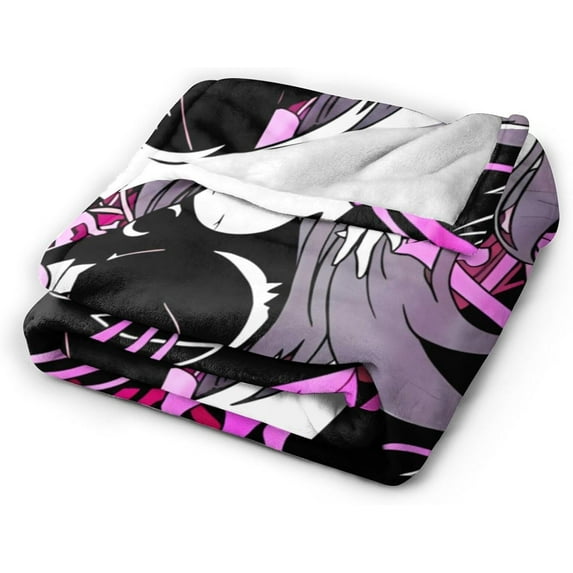 Helluva Anime Boss Blanket Personalised Ultra-Soft Micro Fleece Blanket Lightweight Flannel Throw Blankets for Home Sofa Bed 80"X60"