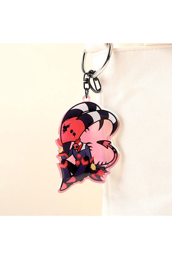 Helluva Boss Acrylic Epoxy Keychains Blitzo 3.5 inch (1 keychain)