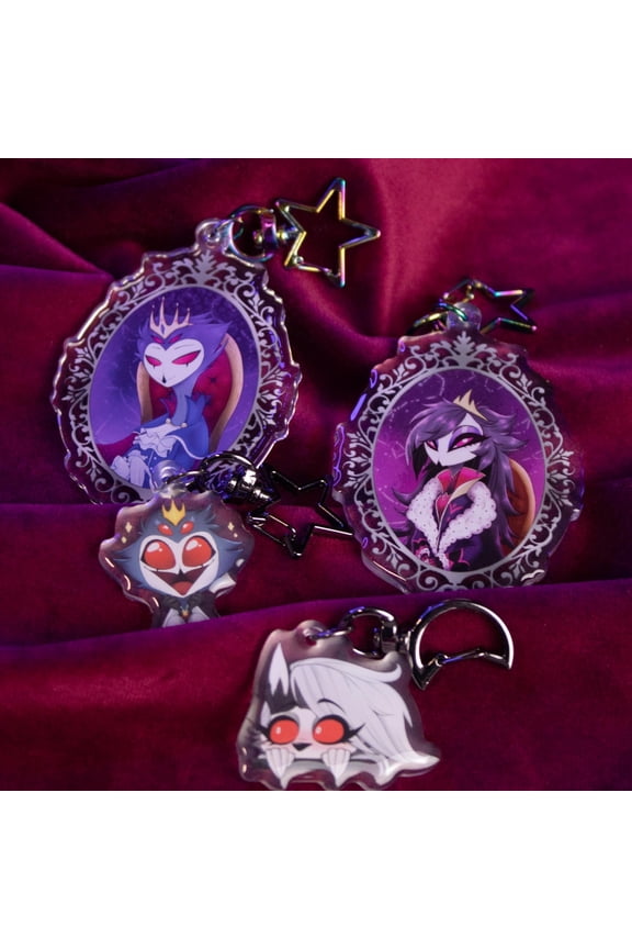Helluva Boss Acrylic Keychains - Stolas, Octavia, Baby Stolas, Loona
