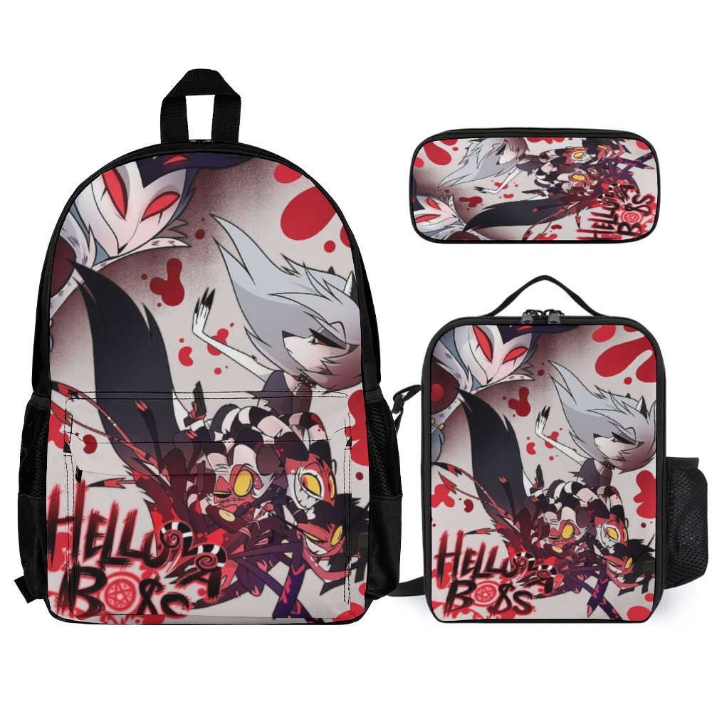 Newest Girls Book Bags School Backpack With Lunch Box For Primary