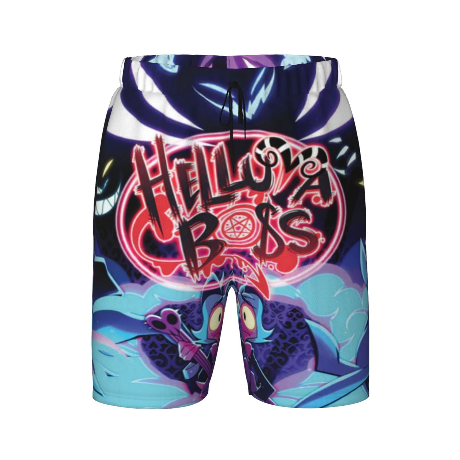 American Sign Language I Love You Men's Swim Trunks - ASL Hand Sign Swimwear Briefs