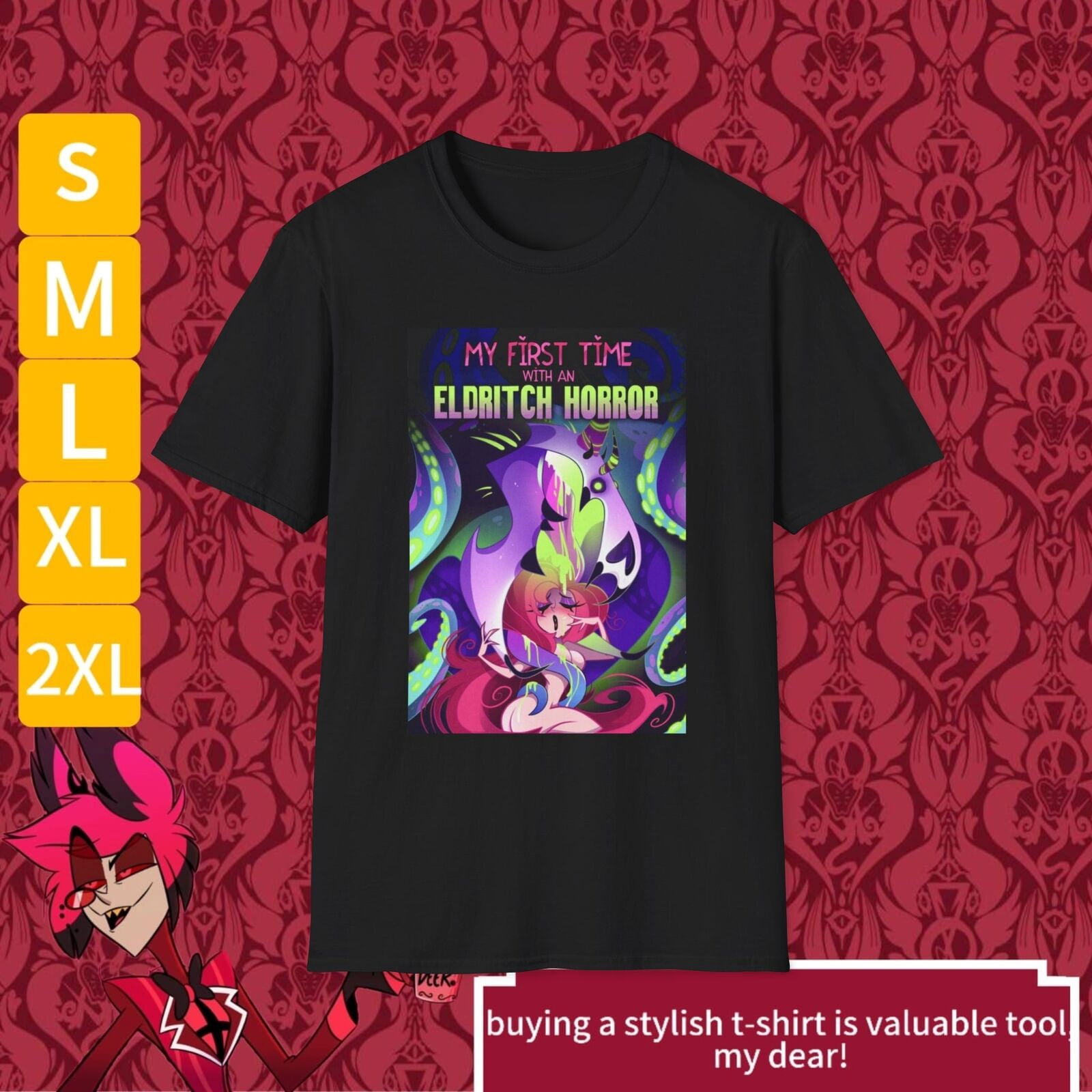 Helluva Boss Emberlynn Blitzo Hazbin Hotel Unisex Softstyle T-Shirt ...