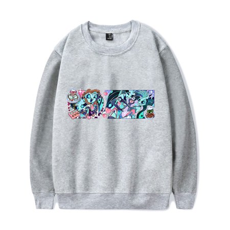 Helluva Boss Glitz Glam Valentines 2025 Crewneck Sweatshirt Merch Casual Sweatshirt Unisex Clothing