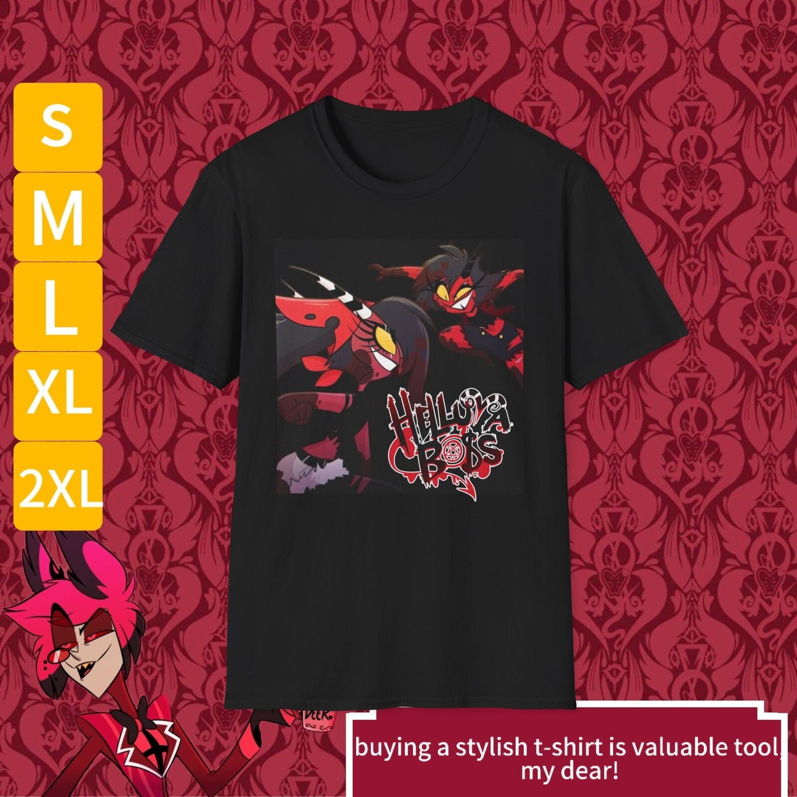 Helluva Boss Millie Sallie May Unisex Softstyle TShirt Hazbin Hotel