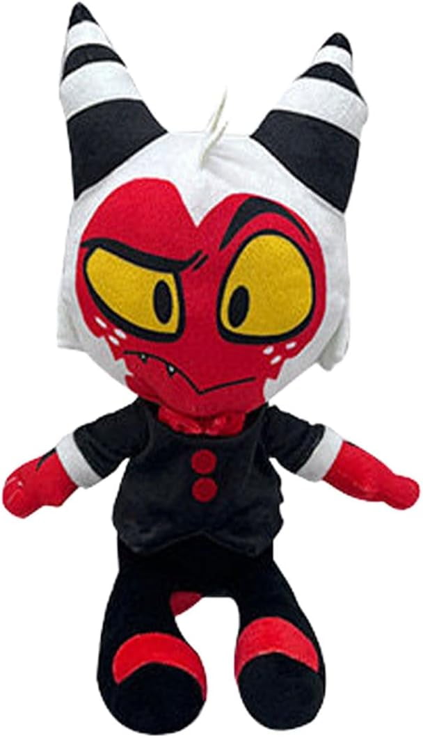 Helluva Boss Plush Toy, Hazbin Hotel Alastor Cat Plush, Cursed Cat ...