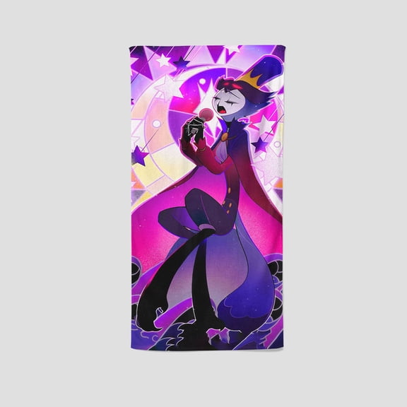 Helluva Boss's presents a unique single-sided towel, an ideal custom gift for fans. Perfect for gym, yoga, boxing, and sunbathing, it measures 13.8"x28.7".