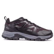Helly-Hansen Mens Cascade Low HT Waterproof Breathable Lightweight Hiking Sneaker, Black/Charcoal - 9