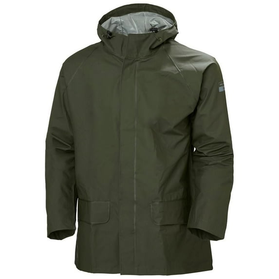 Helly Hansen Mandal Rain Jacket Polyester Army Green Xs