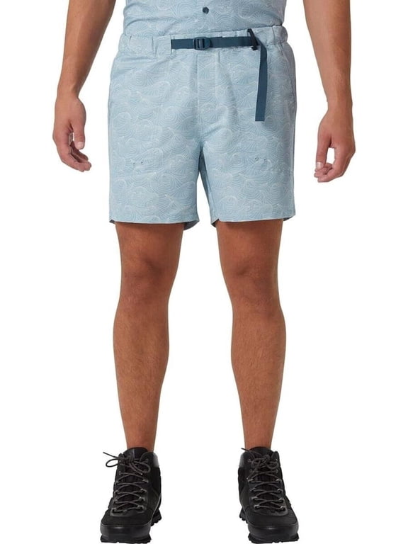 Solen Watershorts Men 2XL Blue Printed Stretch Elastic Waist JDM842