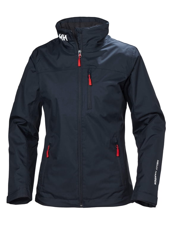 Helly-Hansen Women's Crew Midlayer Waterproof Windproof Breathable Sailing Jacket, 598 Navy, XXXXX-Large