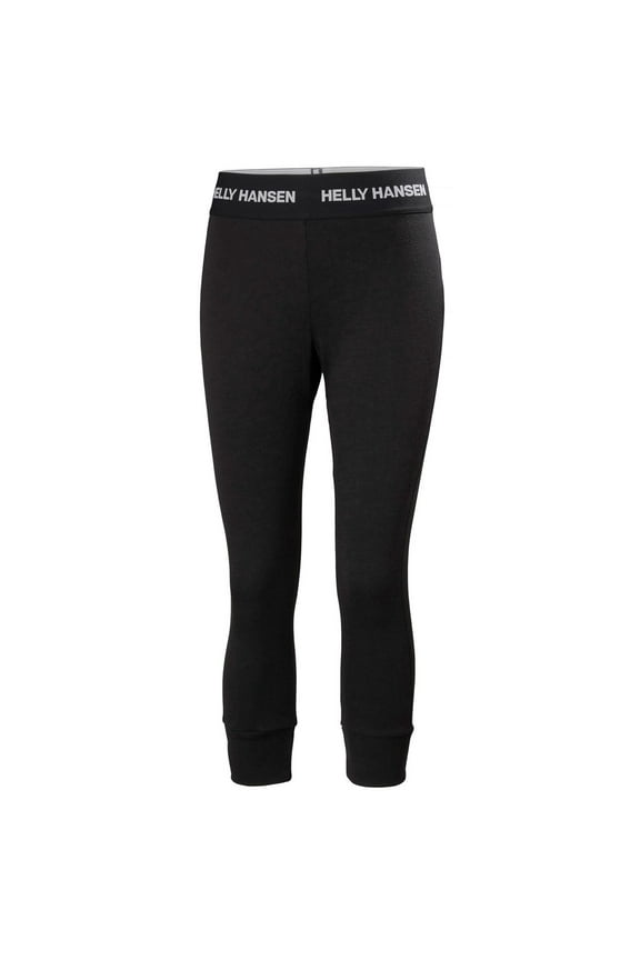 Women's Lifa Merino Midweight 3/4 Pant Color: Black, Size: XL