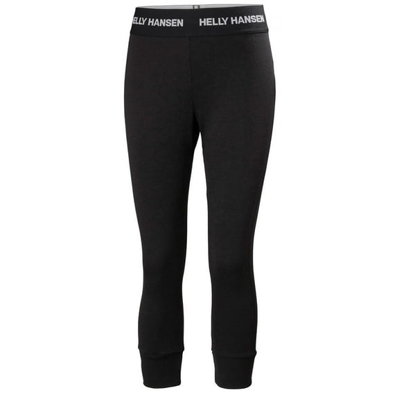 Helly Hansen Women's Lifa Merino Midweight 3/4 Pant Color: Black, Size: XS
