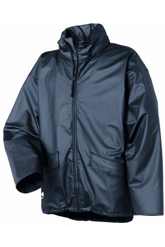 Voss Polyester Waterproof Mens Rain Jacket, Black, Small