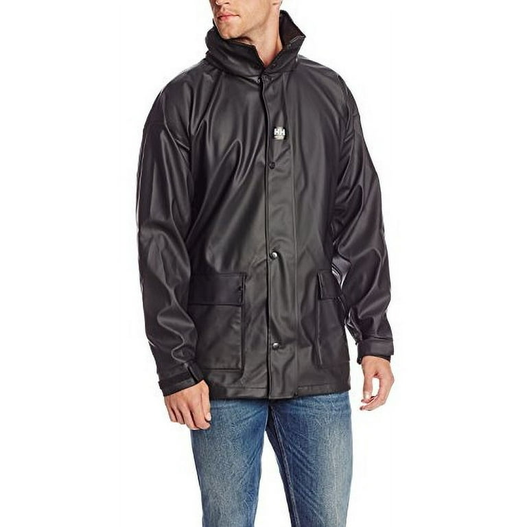 helly hansen workwear men's impertech deluxe rain and fishing jacket