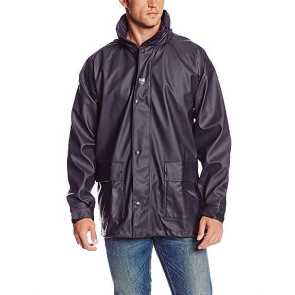 Helly Hansen Workwear Impertech II Deluxe Rain and Fishing Jacket, Navy, 3XL