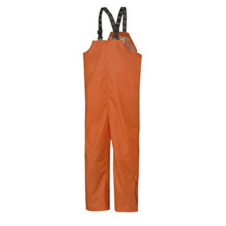 Helly Hansen Workwear Men's Mandal Fishing and Rain Bib Pant, Dark Orange,  3X-Large 
