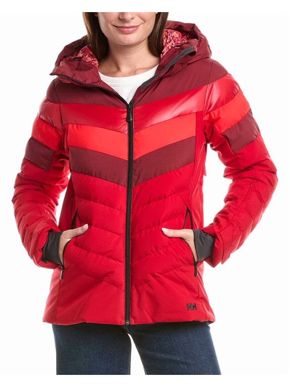 womens Imperial Puffy Jacket, s, Red