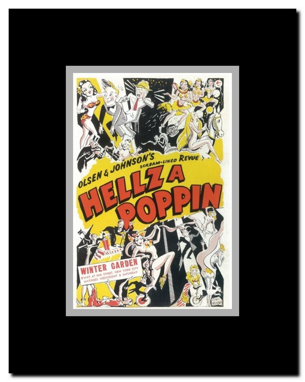 Hellzapoppin (Broadway) Framed Movie Poster
