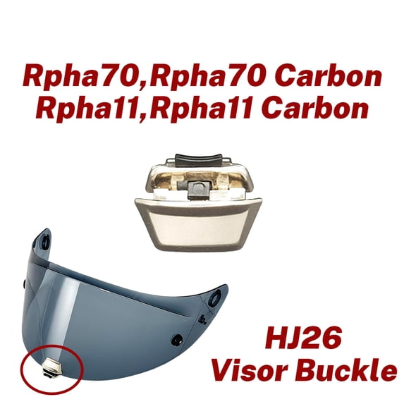 HJ26 Visor Lock for HJC Rpha70, Rpha70 Carbon, Rpha11, Rpha11 Carbon Helmet Buckle Accessories