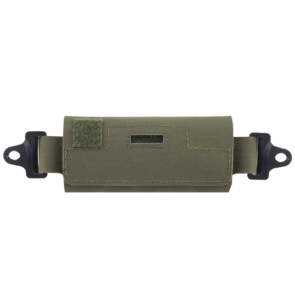 FMA Tactical Helmet Counterweight Pouch – Elastic Battery Holder For Maritime Helmets (Black)