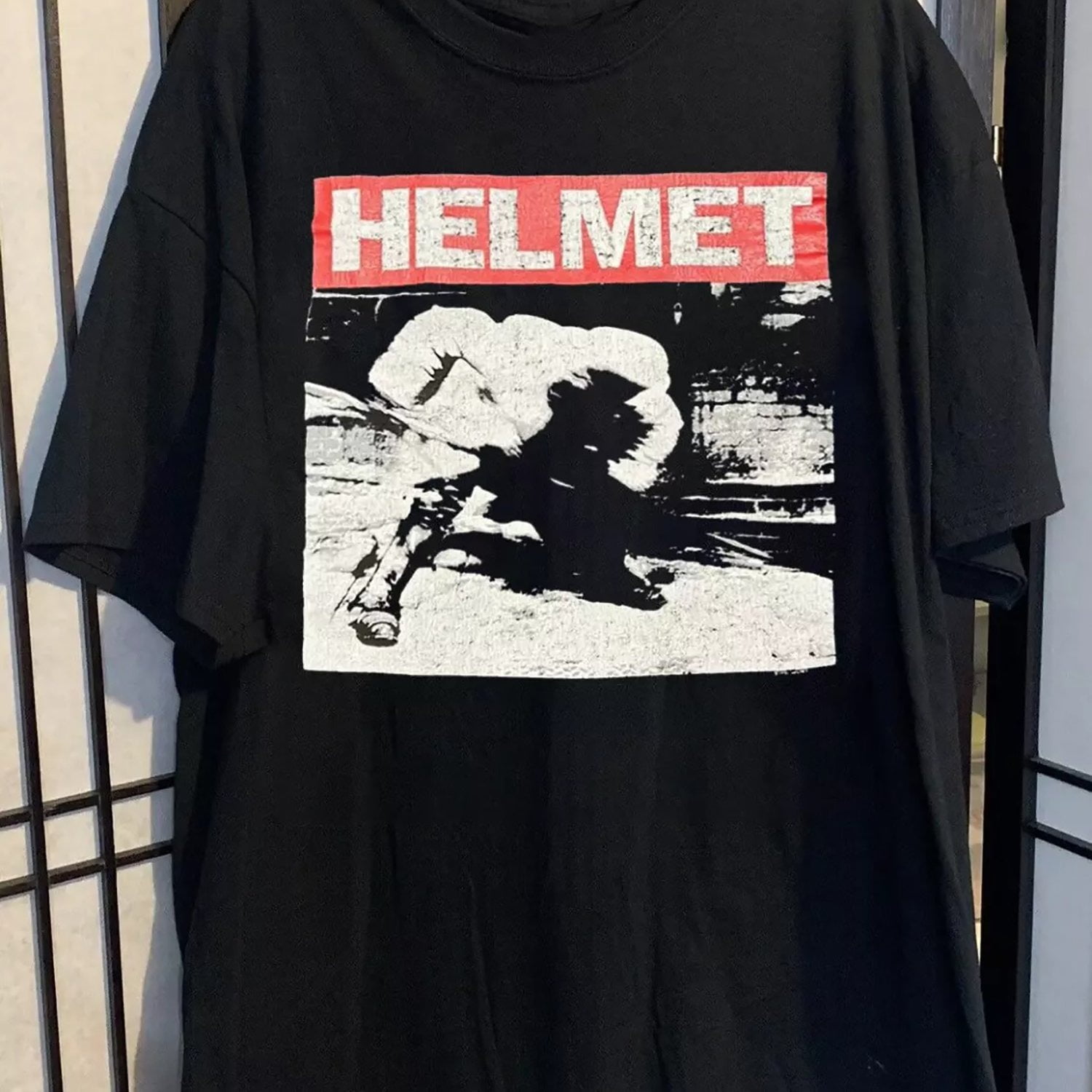 Helmet Band Mean Time Tour Rock Unisex TShirt Adult Full Size PR423