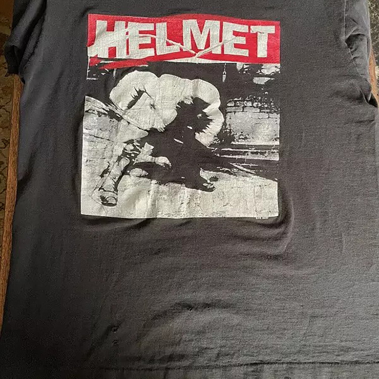 helmet t コレクション シャツ バンド