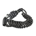 Helmet Cable Lock 4 Digit Password Resettable Portable Anti?Theft