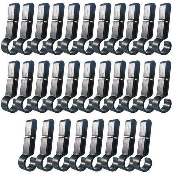 Helmet Clips for Light Lamp Hard Hat Light Clips,Hardhat Accessory, Mount Hook for Helmet,Cap Strap 100 Pcs