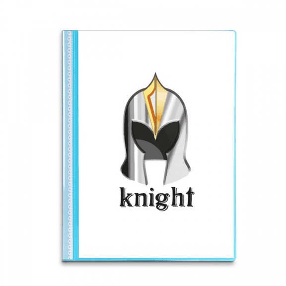 Helmet Cuirass Chevalier Book Sheet Protectors Portfolio Binder Folder