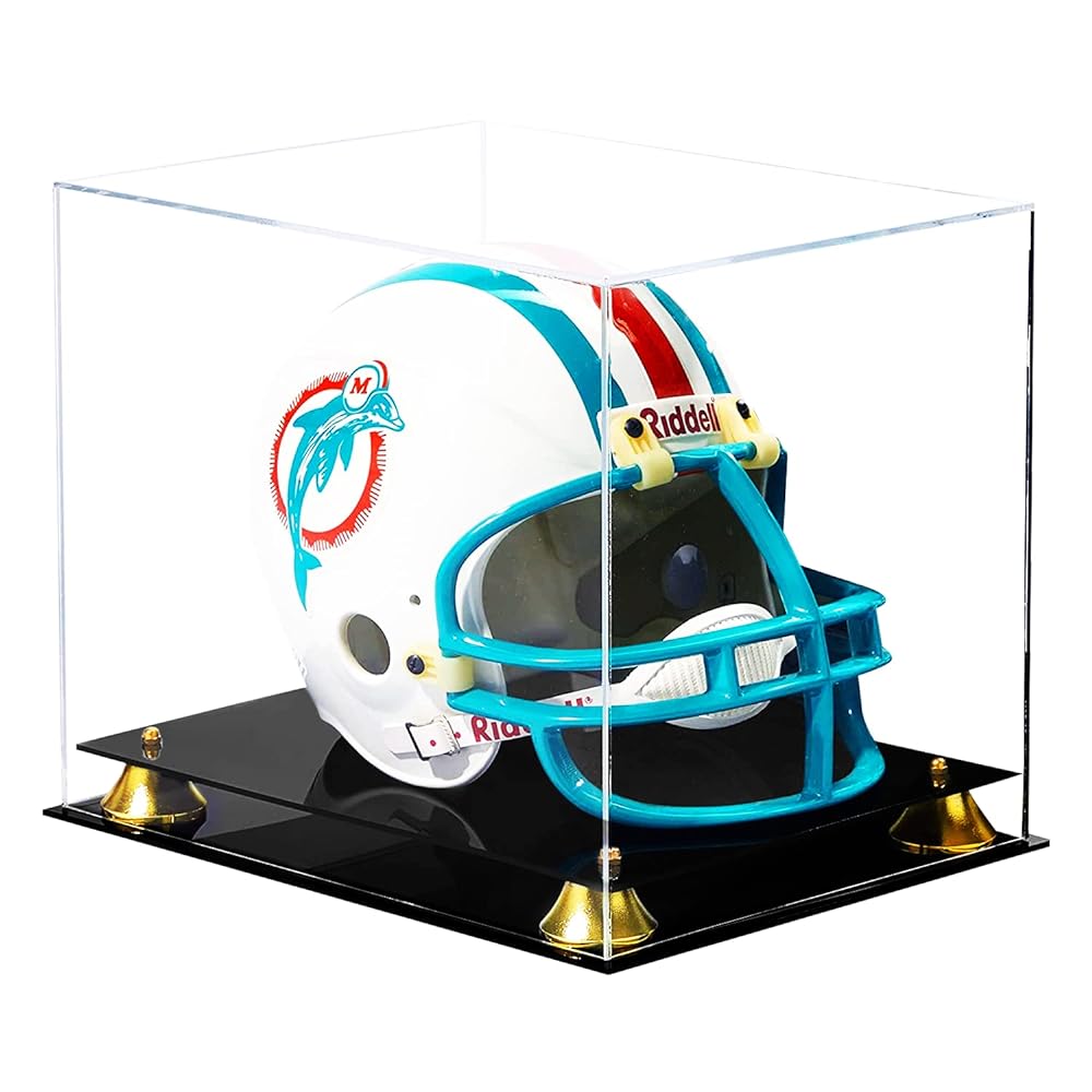 Helmet Display Case , FullSize, Football Helmet Clear Display Box W