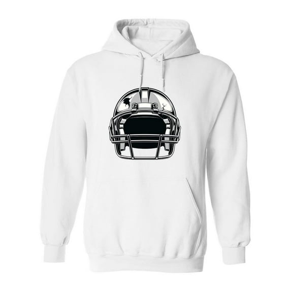 Helmet Football Hoodie Men -Image by Shutterstock, Male 3X-Large