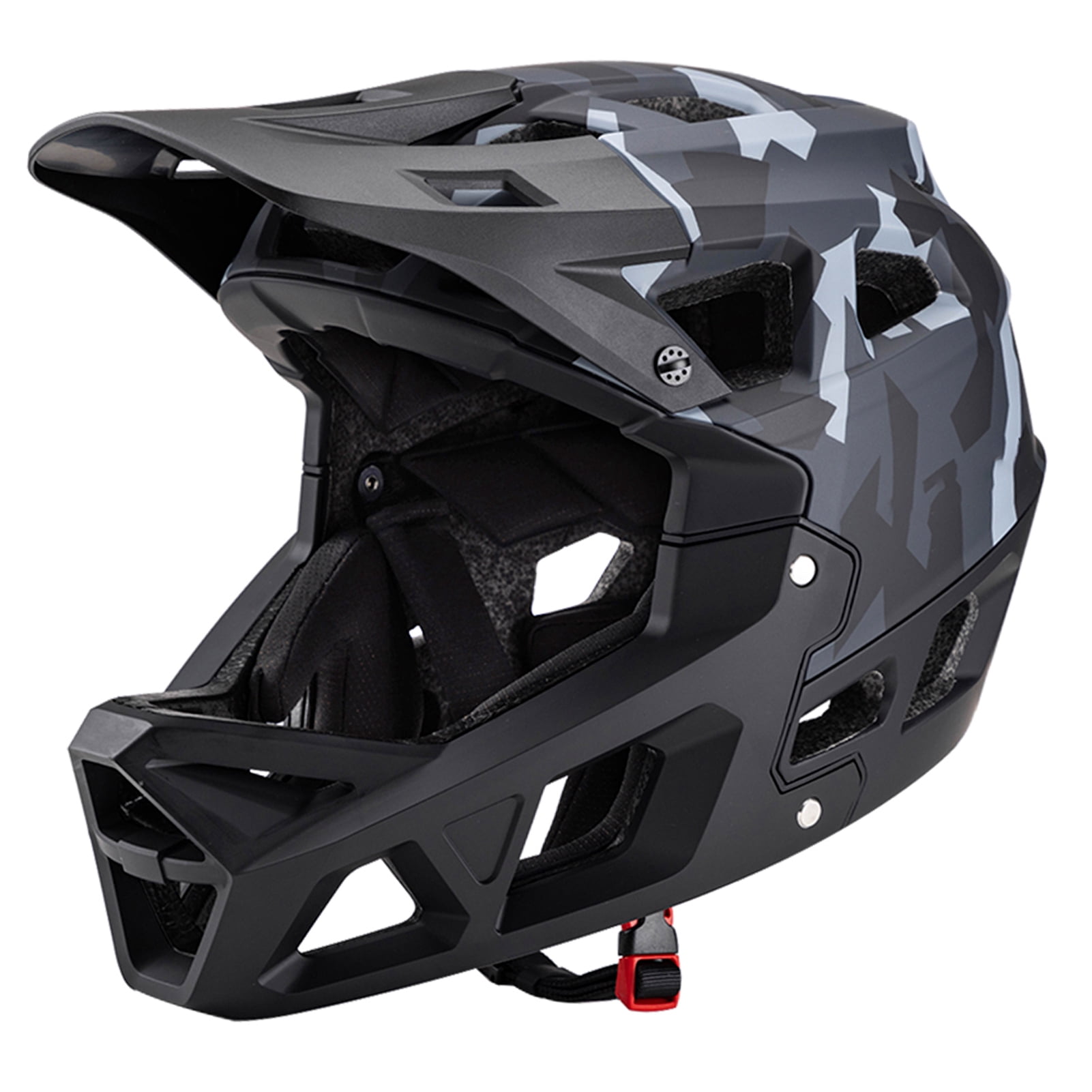 Helmet Full Face Mountain Bike Helmet Adult Racing Downhill  Helmet For Men/Women Adult Mountain Bike Helmet With Visor Over 31 Vents Bike Helmet