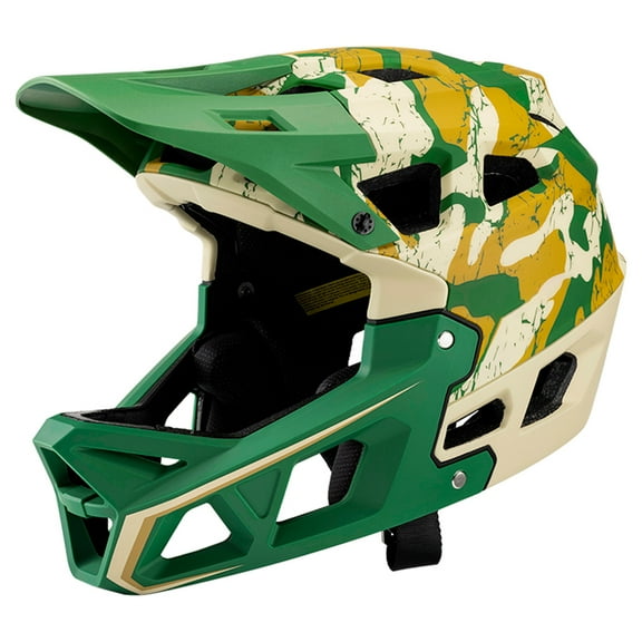 Helmet Full Face Mountain Bike Helmet Adult Racing Downhill  Helmet For Men/Women Adult Mountain Bike Helmet With Visor Over 31 Vents Bike Helmet